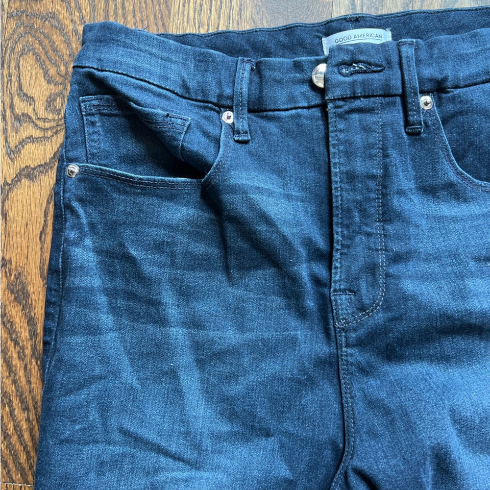 NWOT Good American Good Legs Jeans size 12 - Dark Blue